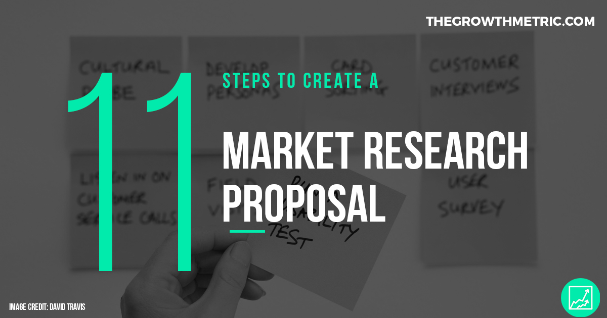 how to create a market research proposal